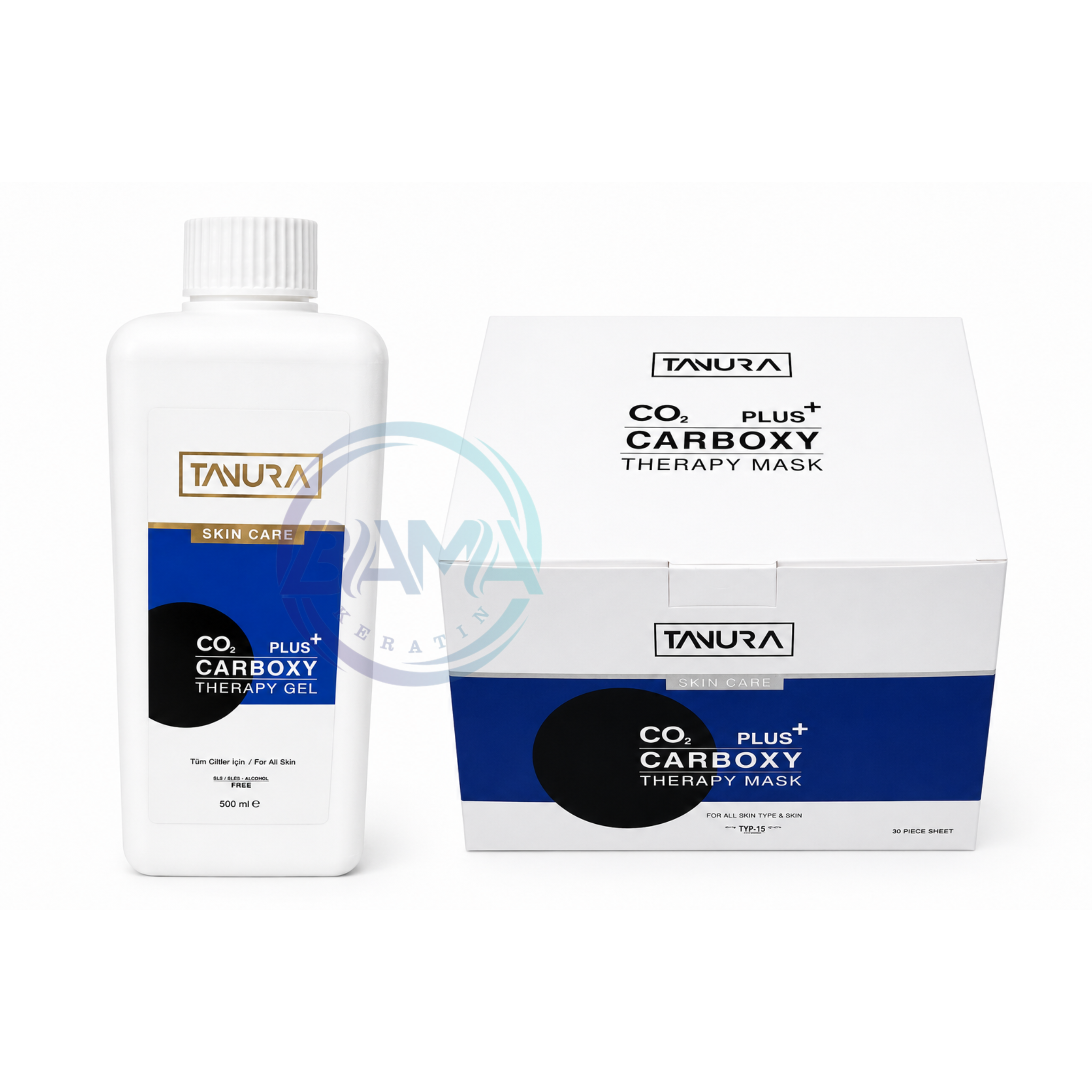 ست ماسک کربوکسی تراپی تنورا + ژل کربوکسی پلاس تنورا