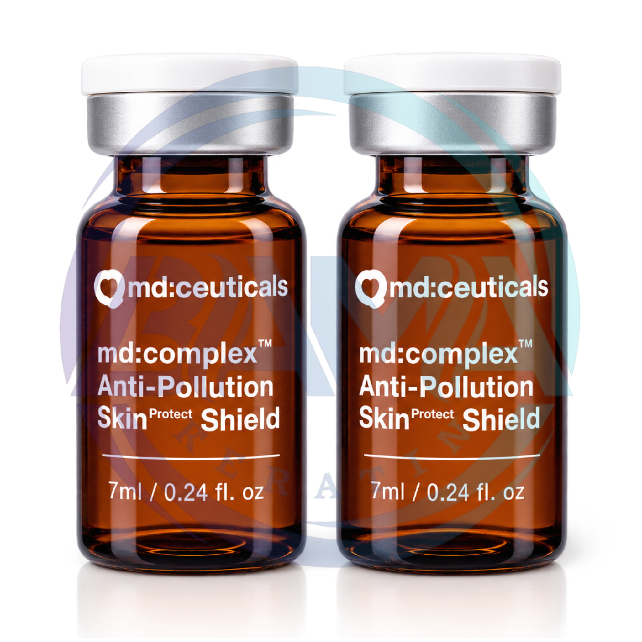 کوکتل md anti pollution skin protect shield مزو محافظت کننده پوست  ترمیم کننده ضدالتهاب کلاژن ساز صورت