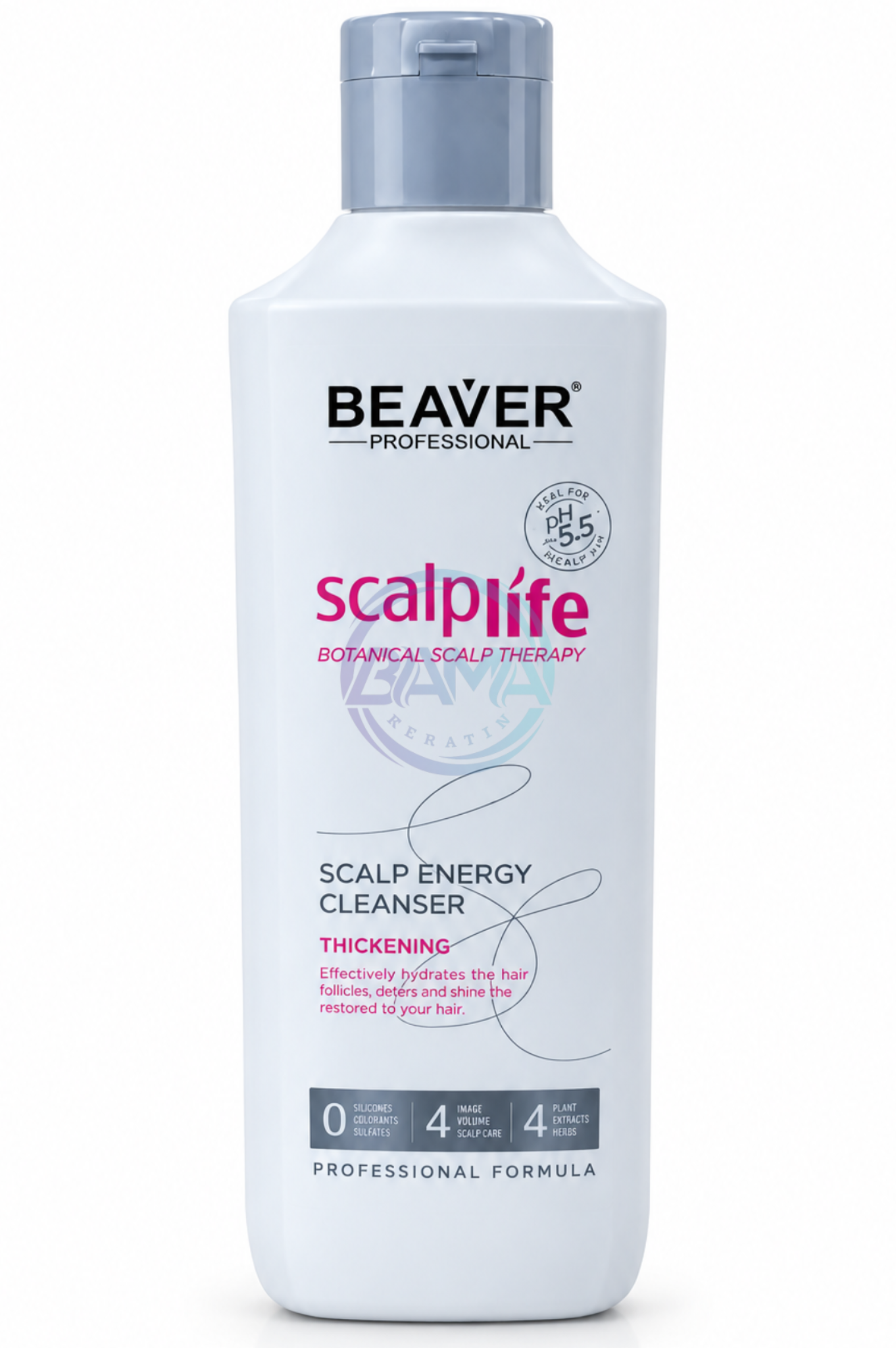 شامپو ضخیم کننده و ضد ریزش مو اسکالپ لایف بیور ۲۹۸ م Beaver